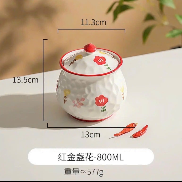 Hũ gốm 800ml