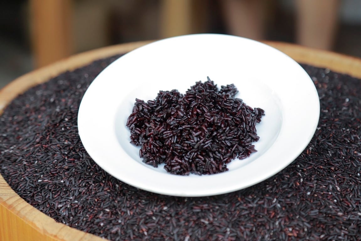 Gạo lứt than đen - gạo tươi hagagol