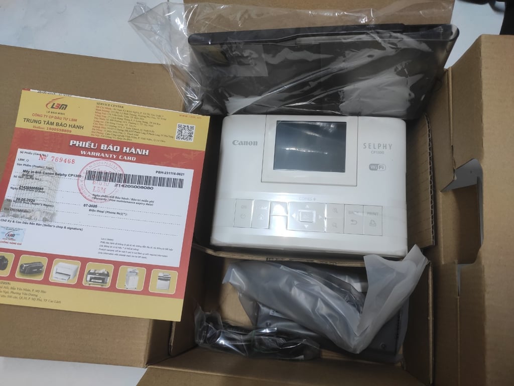 Máy In Ảnh Di Động Canon SELPHY CP1300
