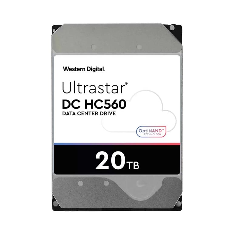 Ổ Cứng HDD WD Ultrastar 20TB HC560 3.5 inch SATA Ultra 512E SE 512MB Cache 7200RPM WUH722020BLE6L4