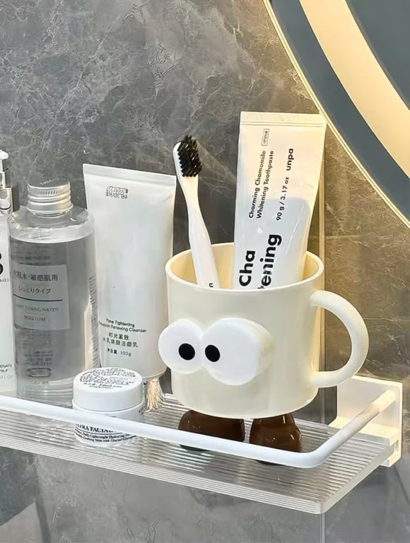 Set 2 Ly uống nước, cốc đánh răng  xinh xinh