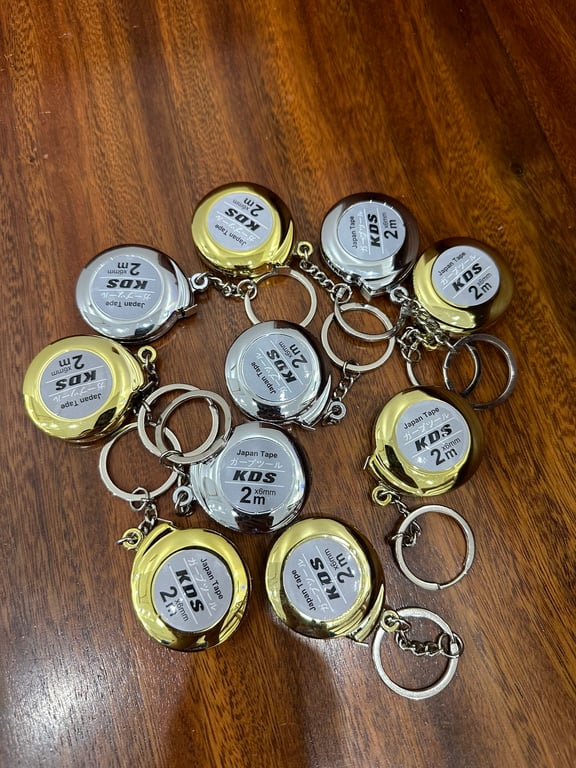 Set 2 móc khoá thước dây mini hàng Nhật