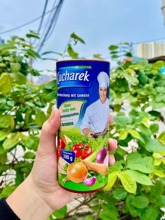 Hạt nêm hữu cơ 100% từ rau củ quả hữu cơ KUCHAREK Đức