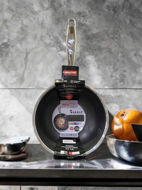 Chảo Blackcube Premium Double Etching - chảo tổ ong Blackcube 2 mặt size 20cm sâu lòng