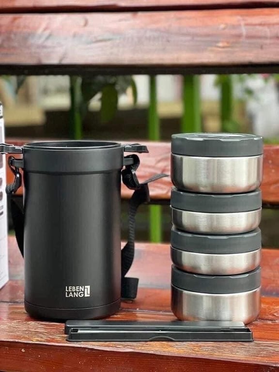 BỘ HỘP CƠM GIỮ NHIỆT LEBENLANG.
