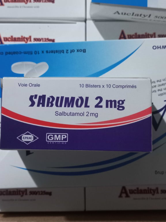 Salbutamol 2mg ephac h/100v