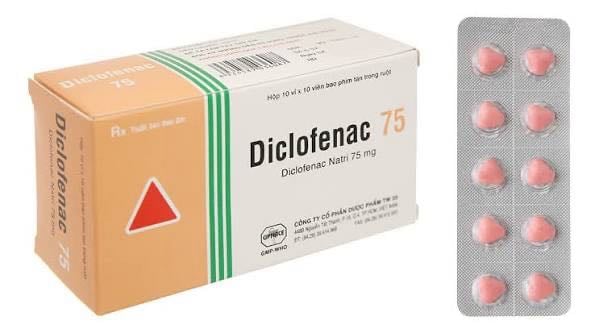 Diclofenac 75mg tw25 h/100v nén