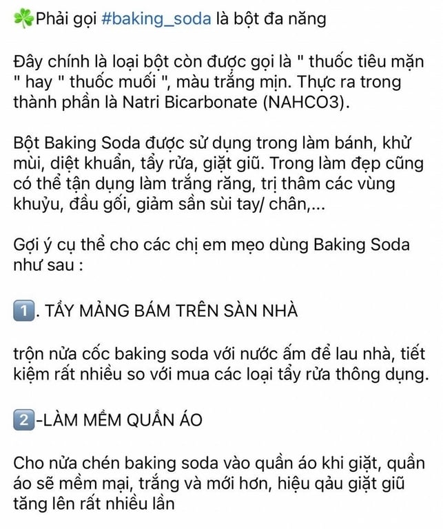 baking soda của Nhật - gói 240 gr