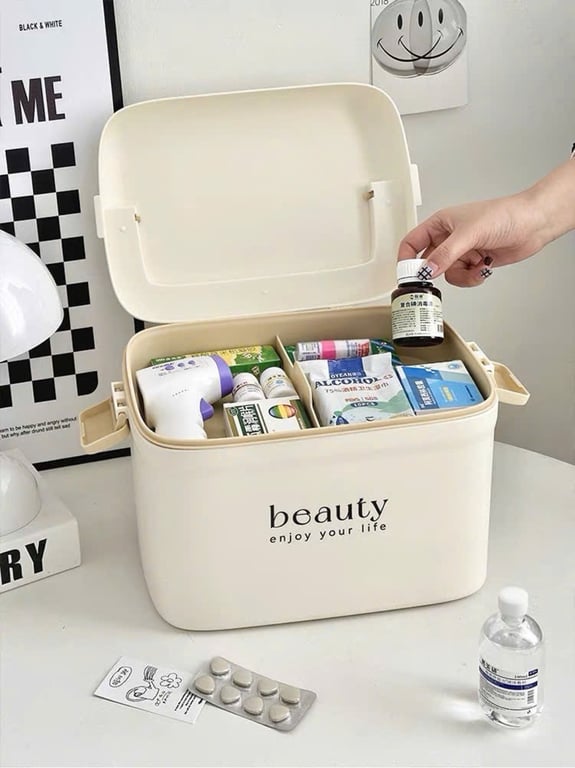 TỦ ĐỰNG THUỐC 2 TẦNG CHIA NGĂN