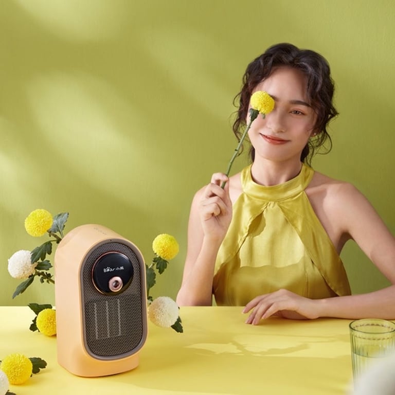 Quạt sưởi để bàn kèm phun sương bù ẩm bear DNQ A08R1