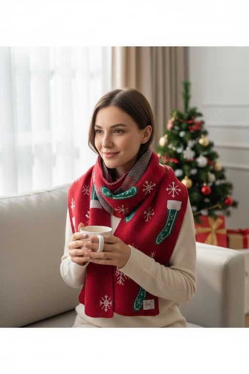 Khăn Quàng Cổ Nezumi Sang, Ấm, Chuẩn Gu Mùa Đông 🎄