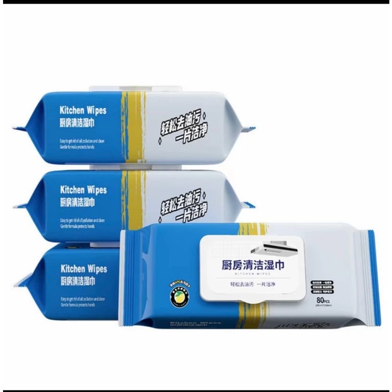 Khăn ướt lau bếp Kitchen Wipes