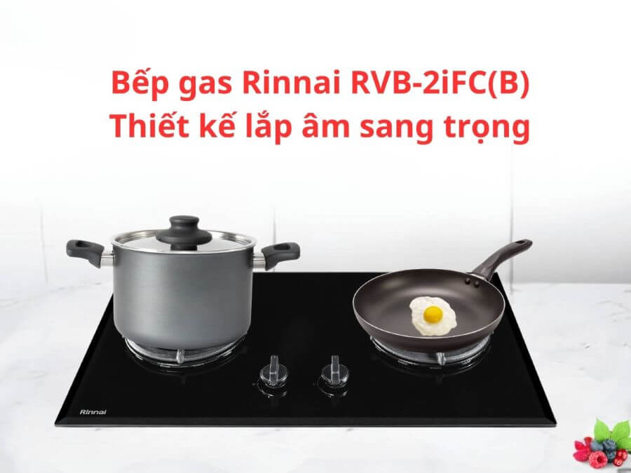 BẾP GAS ÂM RINNAI RVB-2IFC(B)