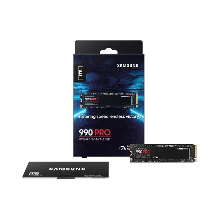 Ổ Cứng SSD Samsung 990 Pro 1TB PCIe Gen 4.0 x4 NVMe V-NAND M.2 2280 MZ-V9P1T0BW