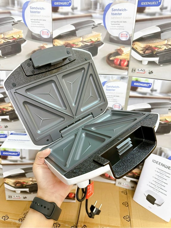 MÁY NƯỚNG BÁNH IDEEN WELT WAFFELEISEN Đức 1200W