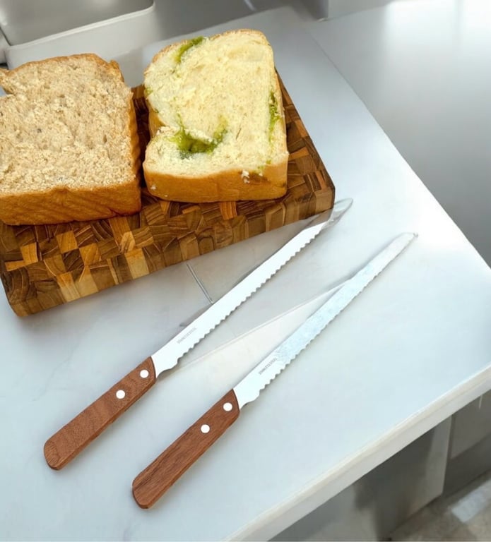 DAO CẮT BÁNH MÌ ECHO lưỡi răng cưa xịn xò của Nhật