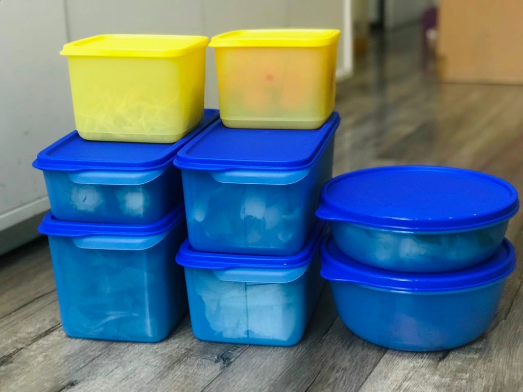 Bộ 8 hộp trữ mát tupper ware