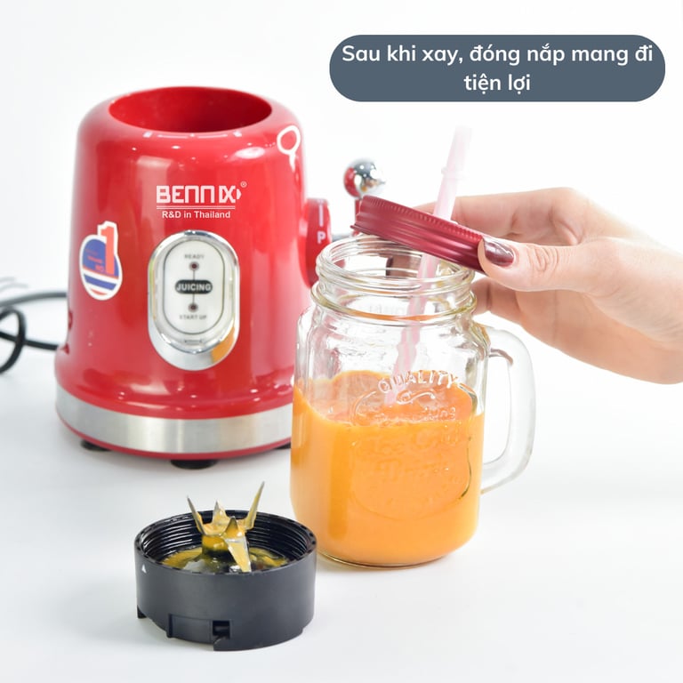 MÁY XAY SINH TỐ MINI BENNIX BN-86BL