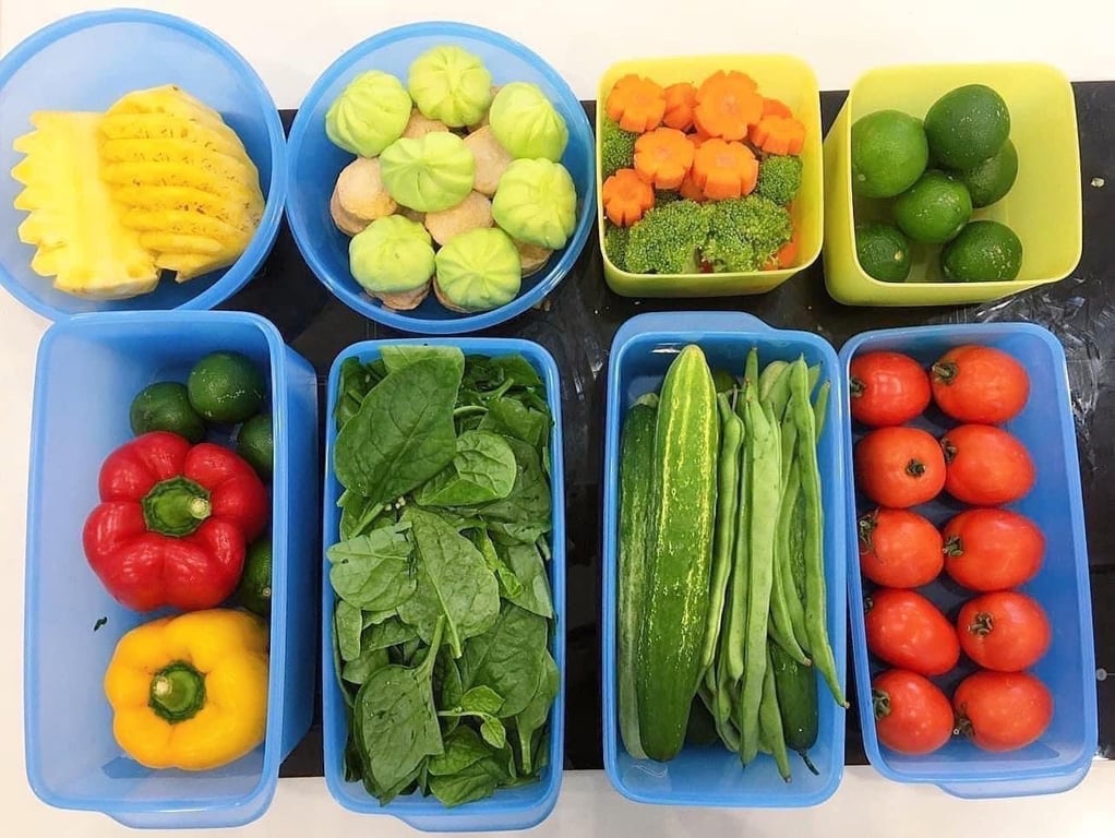 Bộ Trữ Mát Tupperware Modern Fridge Set 8