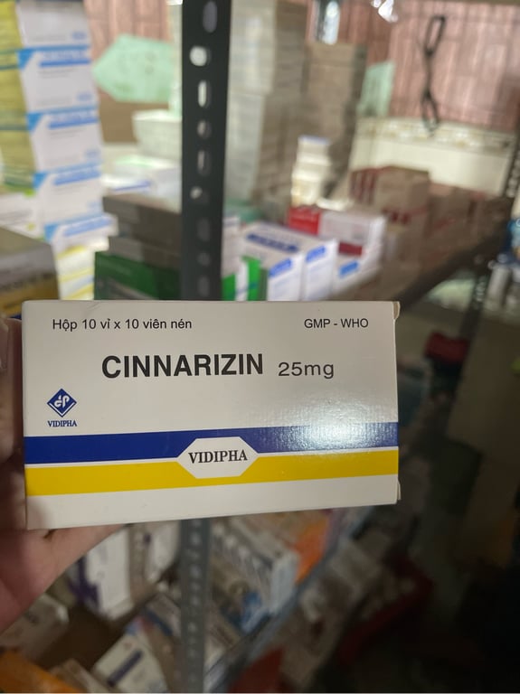Cinarizin 25 vidi h/100v