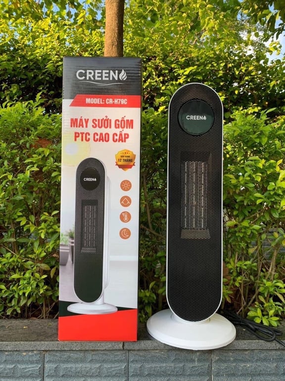 Máy sưởi gốm PTC Creen CR H79C (Bản cơ)