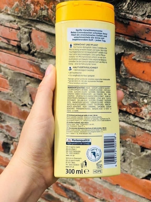 SỮA TẮM BALEA - DỄ THƯƠNG VÀ NGỌT NGÀO