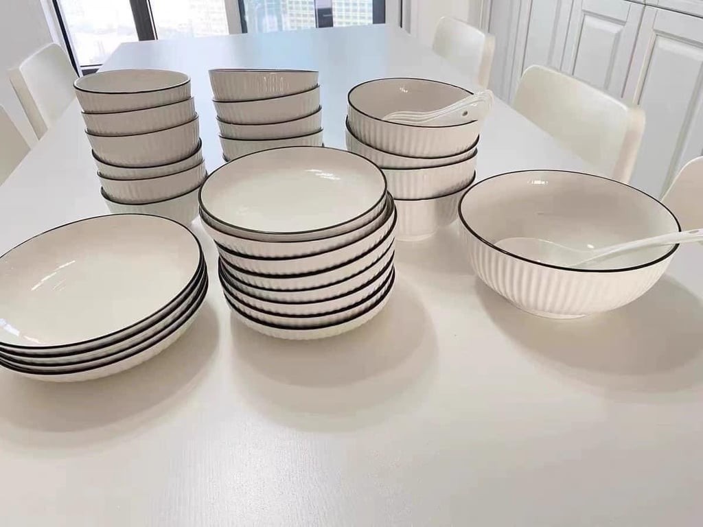 BỘ SẢN PHẨM BÁT ĐĨA TRÁNG CAO CẤP