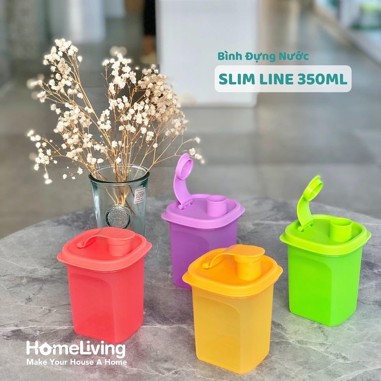 Bộ tứ slim 350ml tupper ware