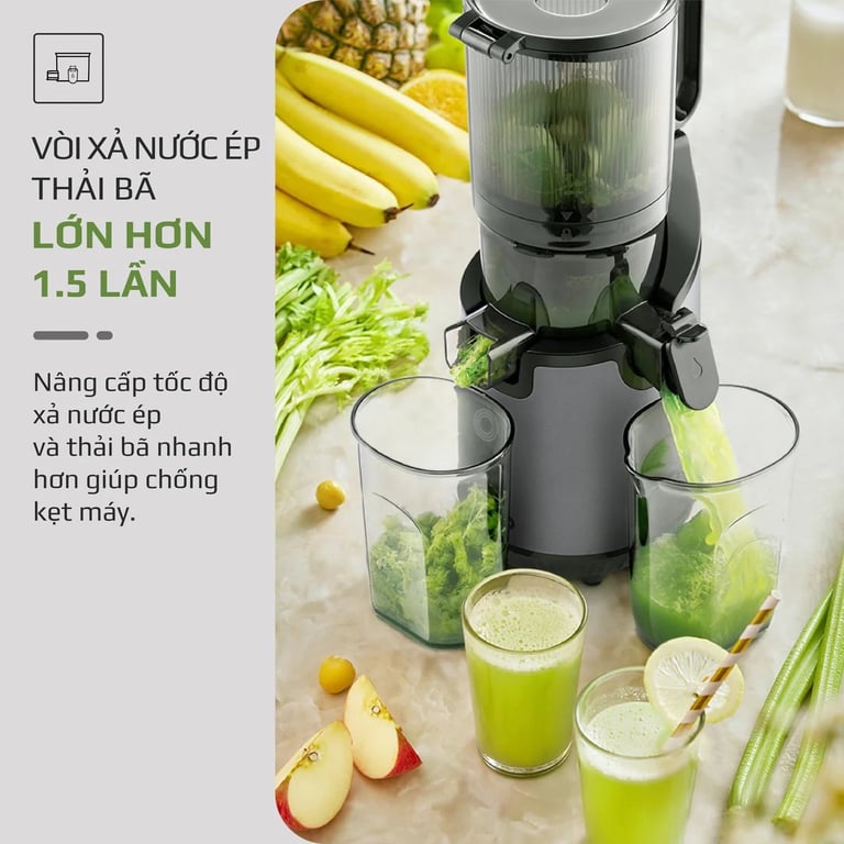 Máy Ép Chậm OLIVO SJ196 Titanium