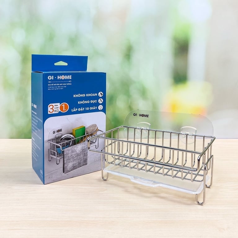 KỆ ĐỂ GIẺ RỬA BÁT GI-HOME KT30 CAO CẤP