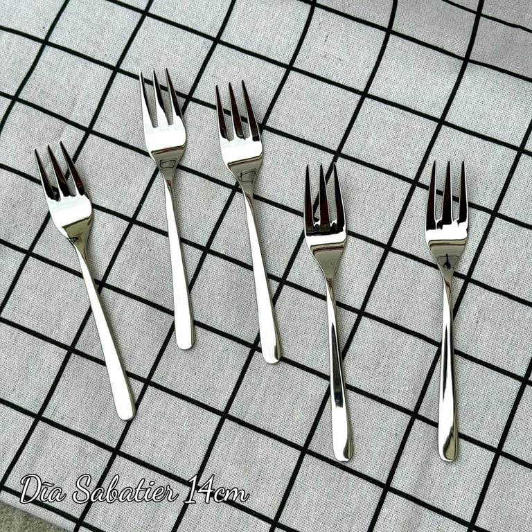 Set 5 thìa/dĩa inox cao cấp Sabatier 14cm xuất Mỹ