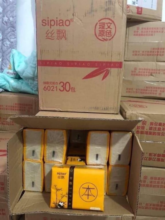 Giấy ăn gấu trúc SIPIAO hàng chuẩn chính hãng 💯💯.