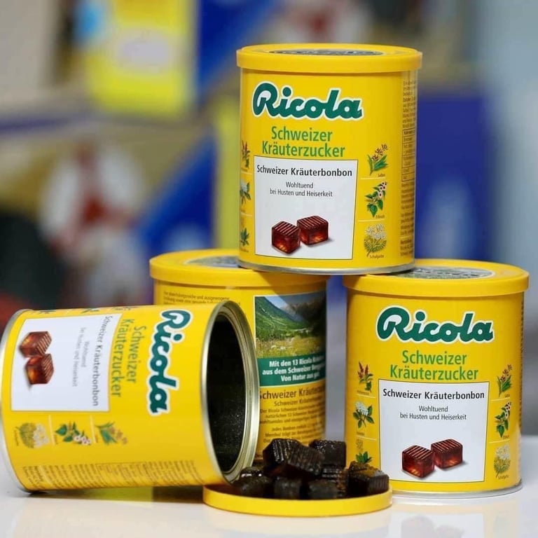 KẸO NGẬM HO RICOLA ĐỨC