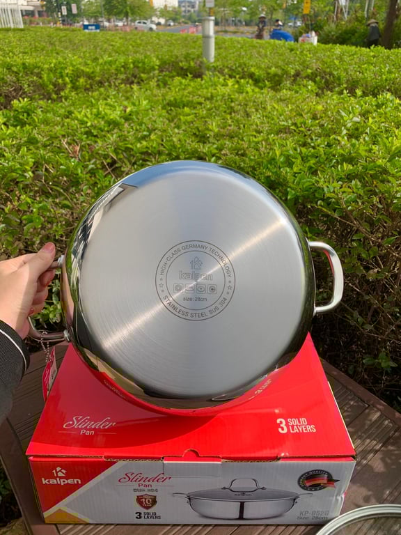 Chảo lẩu inox Kalpen size 28cm