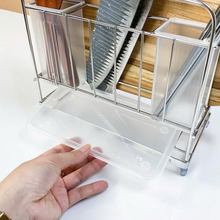 KỆ ĐỂ DAO THỚT DOZZI ĐA NĂNG DZM110 INOX 304