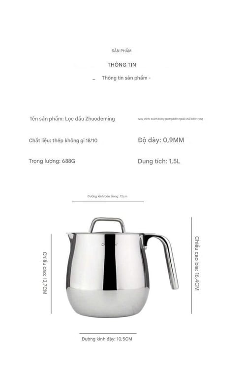 Ca lọc dầu Chockmen 12cm 1.5L C98🩷