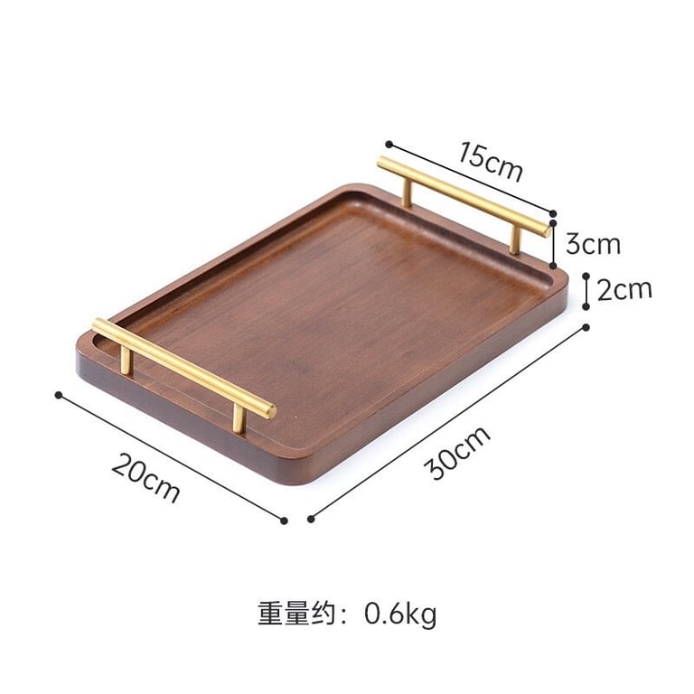 KHAY TRÀ VUÔNG CÓ TAY CẦM PHONG CÁCH NHẬT