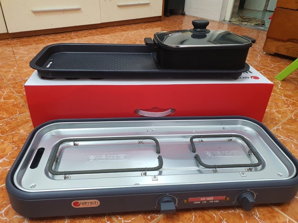 Bếp nướng lẩu đa năng Elmich EDA-0847