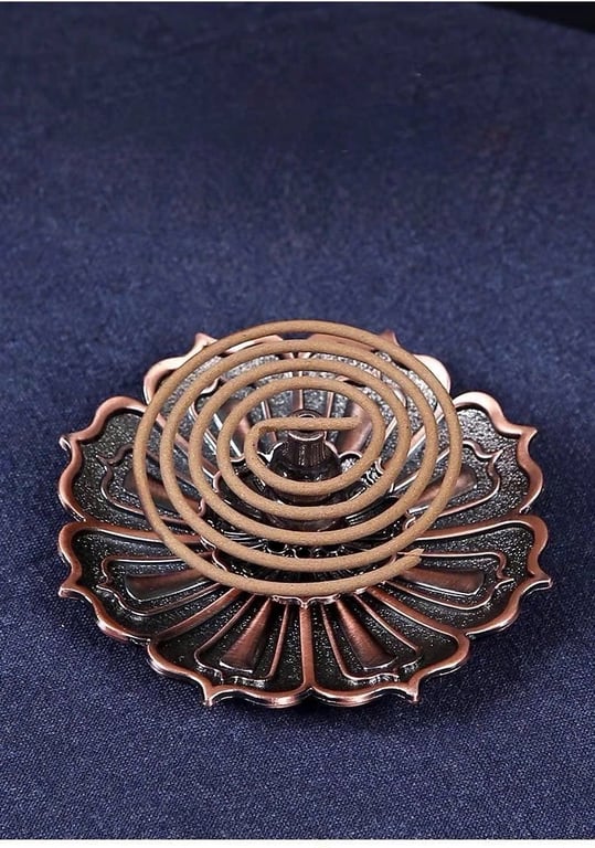 Set 2 đế trầm hoa sen