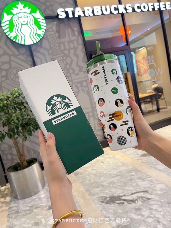 Cốc giữ nhiệt starbucks 900ml