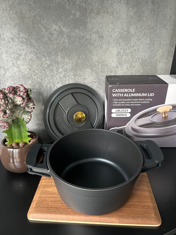 Nồi Nhôm Đúc cao cấp Lebenlang 20cm