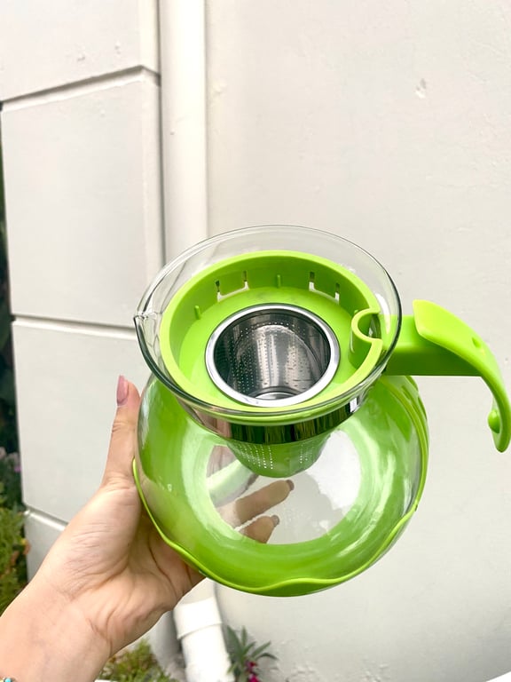 Ấm pha trà thủy tinh có lõi lọc 1.5l