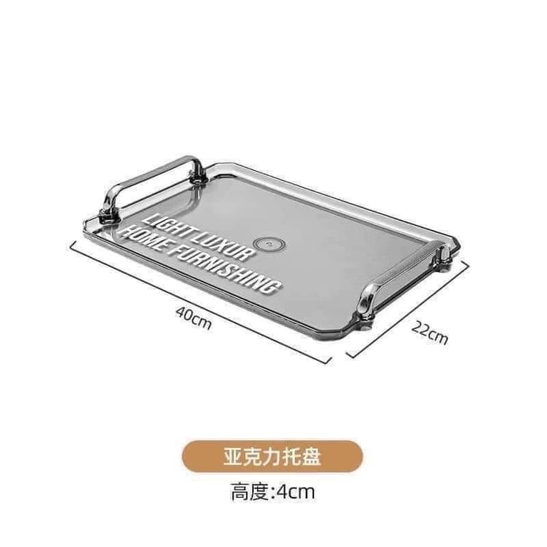 Set bình cốc khay đen