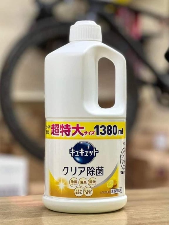 Nước rửa bát KAO 1380ml Nhật nội địa.