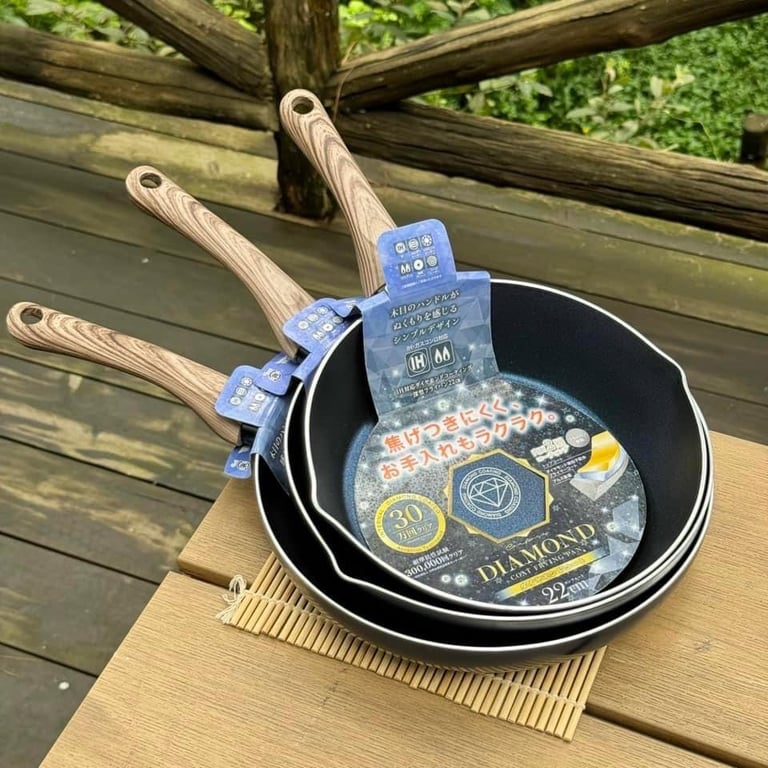 chảo chống dính kim cương của Nhật