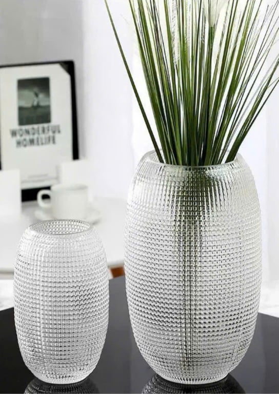 Lọ hoa Olive phong cách Pháp hoạ tiết chấm bi