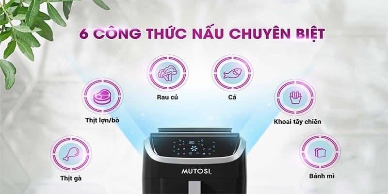 Nồi Chiên Không Dầu kiêm hấp MF-S102