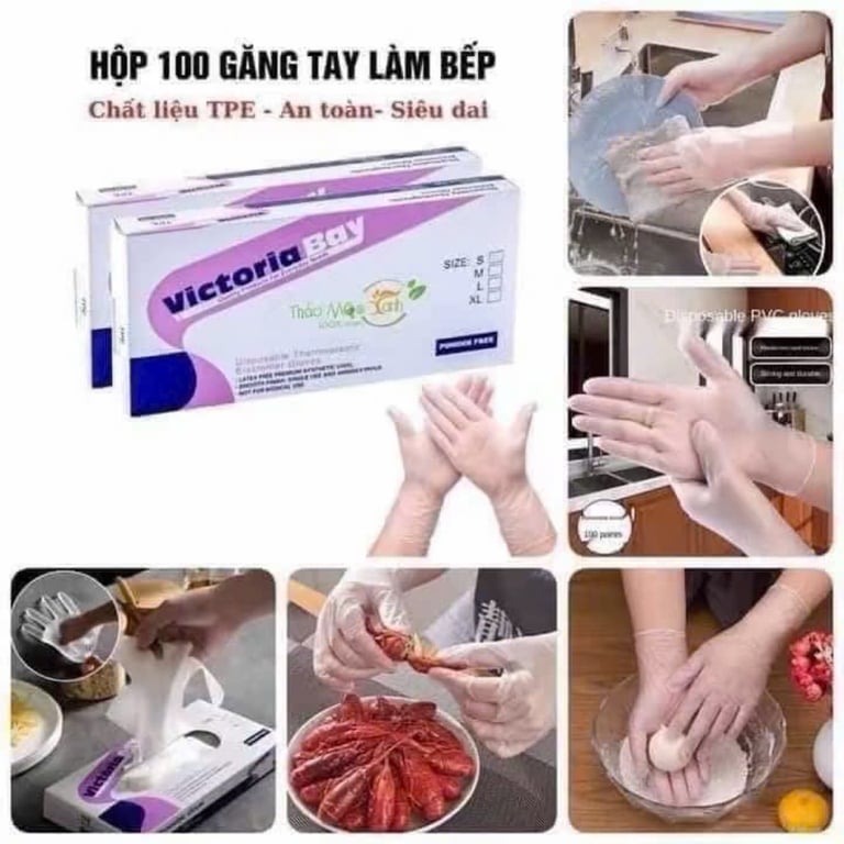 Set 5 hộp GĂNG TAY VICTORI Mềm dẻo nhưng siêu bền