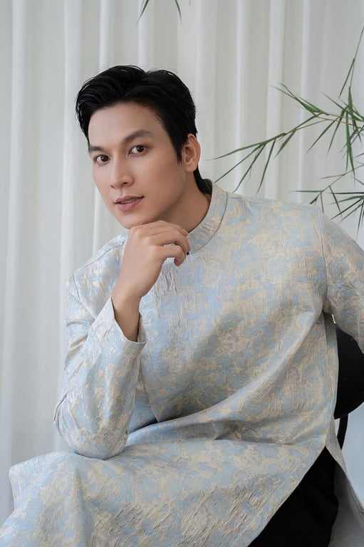 ADN Oao gấm loang - xanh M/L/XL/XXL/XXXL