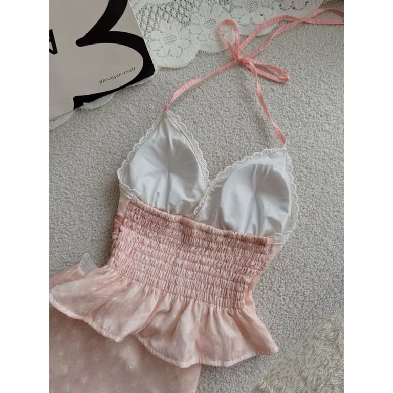 Set Bộ Nữ Voan Hồng ANNA - Set Ivy áo
